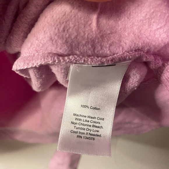 Vineyard Vines Logo Pink Hoodie Sweatshirt 100 Percent Cotton Size Medium - Picture 6 of 16